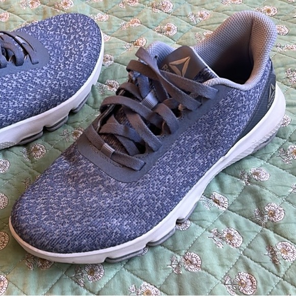 REEBOK CLOUDRIDE DMX 4 Indigo Denim Cheetah Print Walking Shoes Women’s 7.5 - Picture 8 of 14